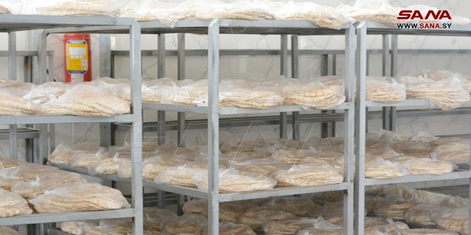 تأهيل بناء مخبز الرستن وتركيب خطي إنتاج بطاقة 20 طناً يومياً