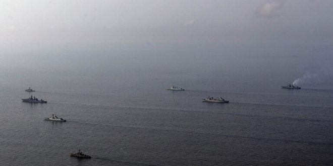 دخول سفينتين حربيتين روسيتين إلى البحر الأحمر